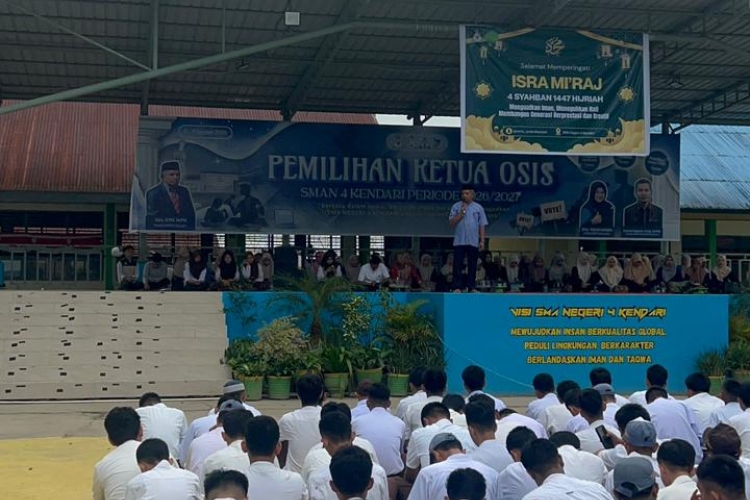 Peringatan Isra Mi’raj di SMAN 4 Kendari